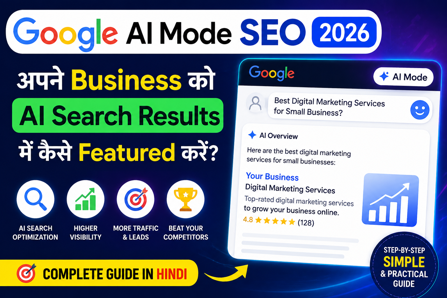 Google AI Mode SEO 2026: अपने Business को AI Search Results में कैसे Featured करें?