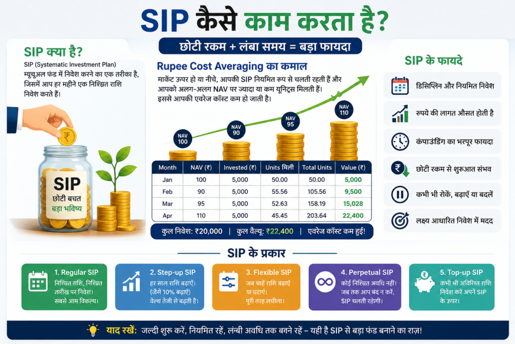 SIP Investment Guide 2026: SIP क्या है और इसमें निवेश कैसे करें?