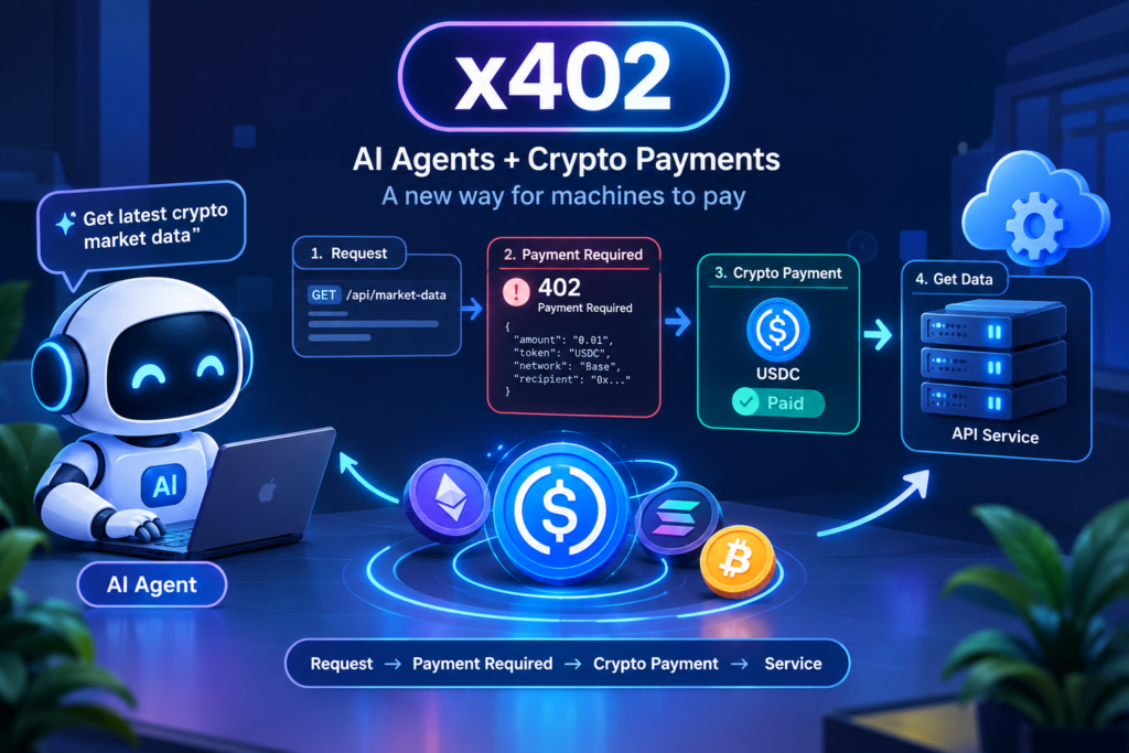 X402 Crypto क्या है? AI Agents अब Crypto से खुद Payment कैसे करेंगे?